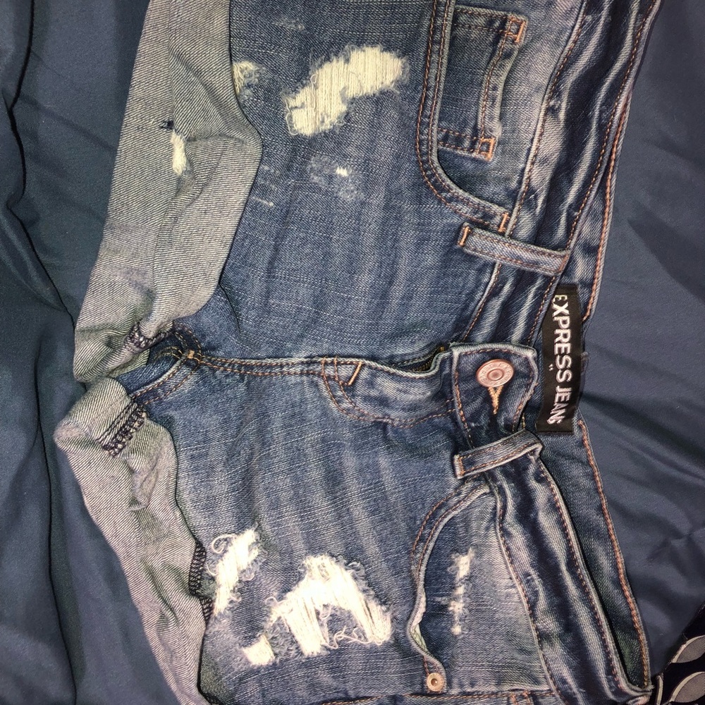 Express jean shorts